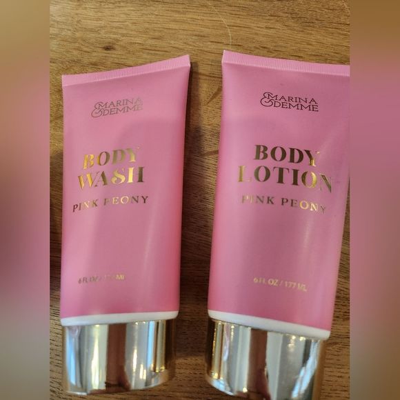 Marina & Demme Pink Peony Body Wash and Lotion and Rose Lilac Body Scub - Picture 5 of 7
